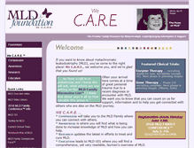 Tablet Screenshot of mldfoundation.org